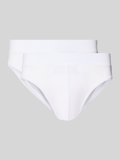 Christian Berg Men Slip mit elastischem Bund im 3er-Pack Weiss 1