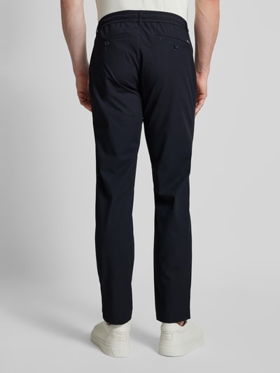 Brax Tapered fit broek met tunnelkoord, model 'PHIL' Marineblauw - 5