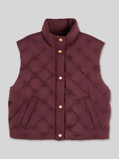 Tommy Hilfiger Bodywarmer met grafische binnenvoering Donkerrood - 2