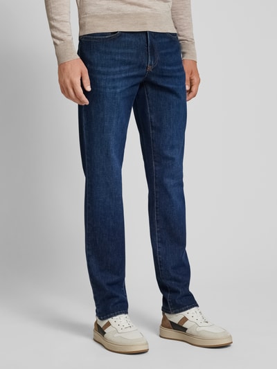 Brax Regular fit jeans in 5-pocketmodel, model 'CADIZ' Marineblauw - 4