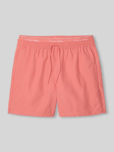 Calvin Klein Underwear Badeshorts mit Logo Bund Apricot 2