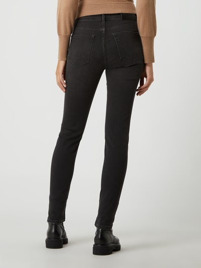 Marc O'Polo Skinny Fit High Waist Jeans mit Stretch-Anteil Modell 'Skara' Anthrazit 5