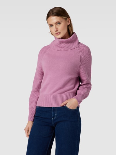 Tom Tailor Gebreide pullover met ballonmouwen Rosé - 4