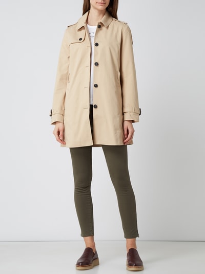 Tom Tailor Trenchcoat van katoen Zand - 1