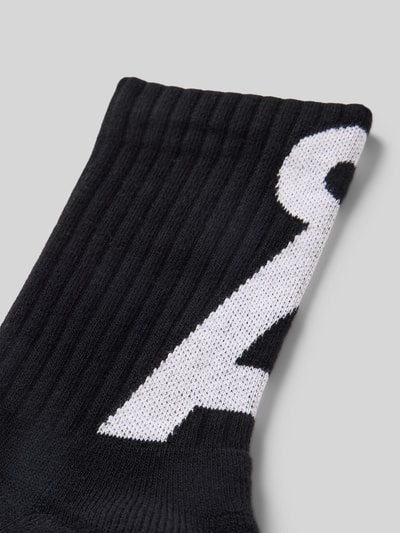 Armedangels Sokken van katoenmix, model 'SAAMUS SHORT' Zwart - 2