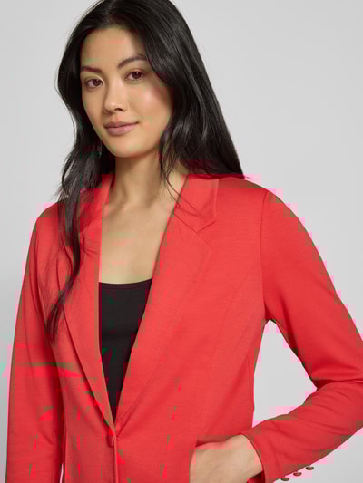 FREE/QUENT Slim fit blazer met knoopsluiting, model 'NANNI' Lichtrood - 3