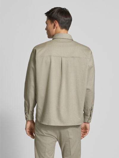 Drykorn Regular Fit Freizeithemd mit Button-Down-Kragen Modell 'FENRIC' Sand 5