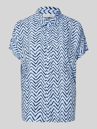 Christian Berg Woman Relaxed Fit Bluse mit Kappärmeln Bleu 2