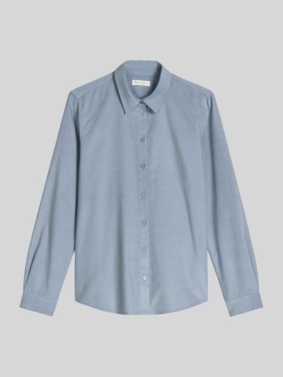 Marc O'Polo Regular Fit Langarm Bluse aus Lyocell-Baumwoll-Mix Hellblau 2