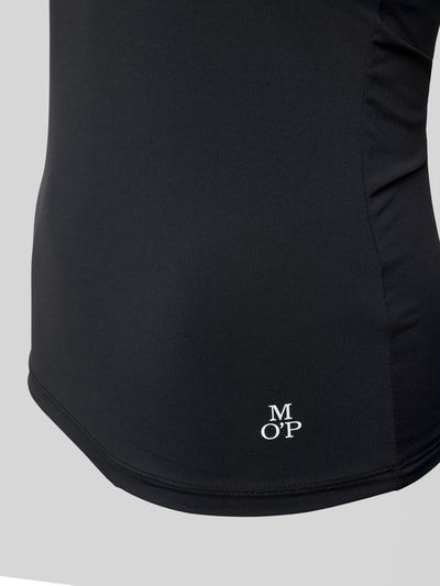 Marc O'Polo Shaped Fit Trägertop mit Spitzenbesatz Black 2
