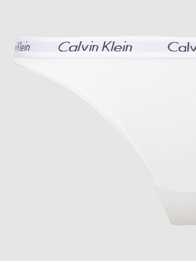 Calvin Klein Underwear String mit elastischem Logo-Bund im 3er-Pack Modell 'CAROUSEL' Gruen 2