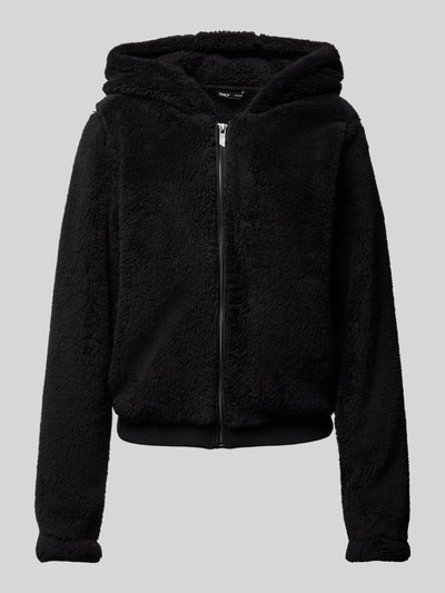 Only Teddyfell Jacke mit Kapuze Modell 'NEW ANNA' Black 1