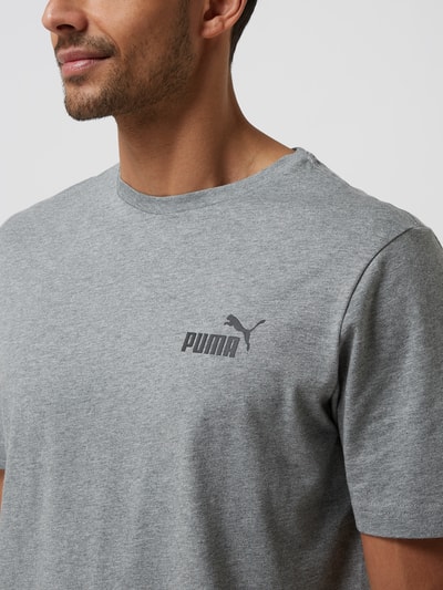 PUMA PERFORMANCE T-shirt met logoprint, regular fit  Middengrijs gemêleerd - 3