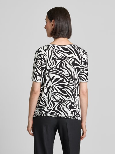 Betty Barclay T-shirt met tunnelkoord in de zoom Zwart - 5