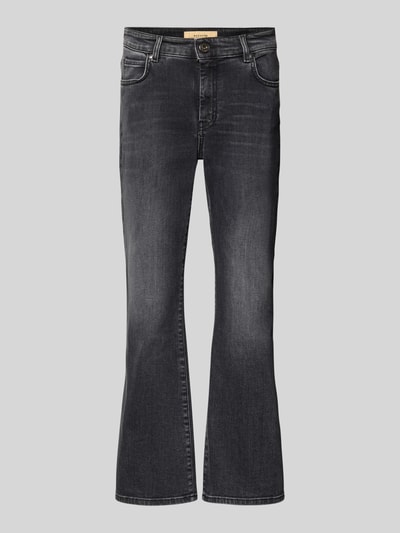Weekend Max Mara Jeansy bootcut z mieszanki bawełny Model „RAPALLO” Czarny 2