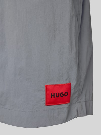 HUGO Zwembroek met elastische band, model 'DOMINICA' Antraciet - 2