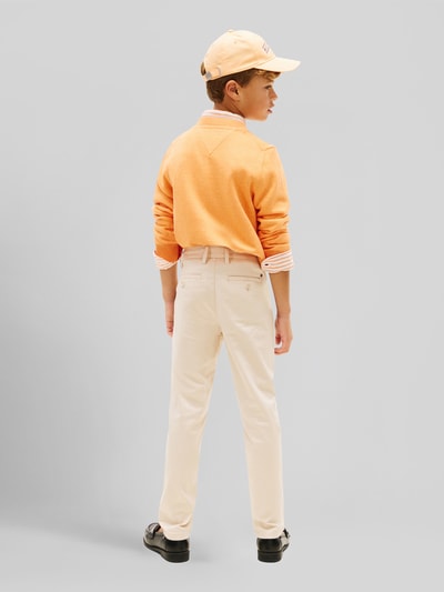Tommy Hilfiger Kids Chinos o kroju regular fit z mieszanki bawełny Beżowy 5