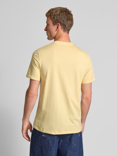 Calvin Klein Jeans Regular Fit T-Shirt aus reiner Baumwolle mit Logo-Print GELB 5