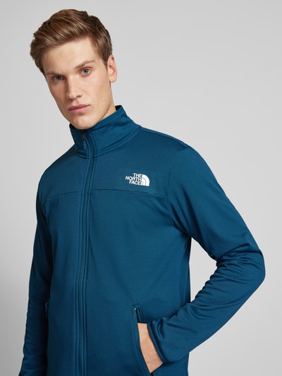 The North Face Sweatjacke mit Label-Print Petrol 3