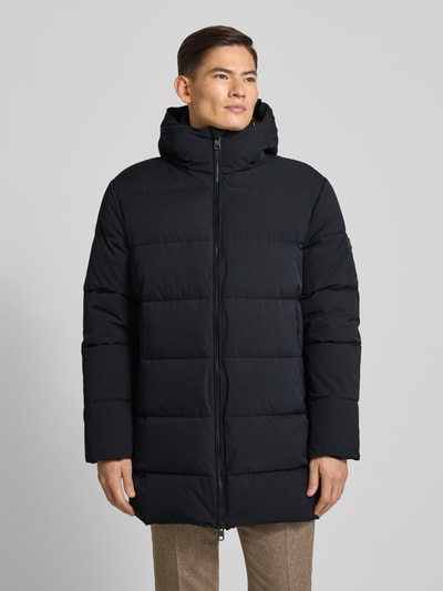 Cinque Gewatteerde jas met capuchon Marineblauw - 4