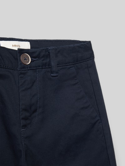 Mango Regular Fit Stoffhose mit Paspeltaschen 'Piccolo' Marine 2