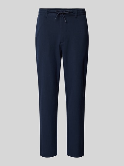 MCNEAL Tapered fit broek met tunnelkoord Marineblauw - 2