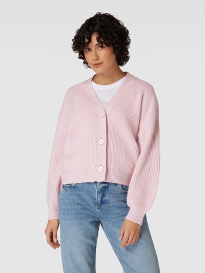 comma Casual Identity Cardigan mit Knopfleiste Rose 4