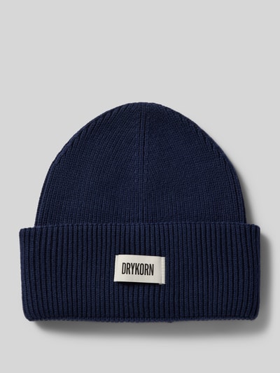 Drykorn Beanie mit Woll-Anteil Modell 'LOAH' Dunkelblau 1