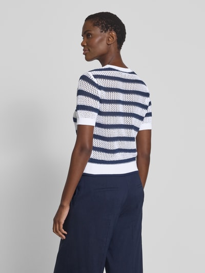 monari Strickpullover mit 1/2-Arm Marine 5