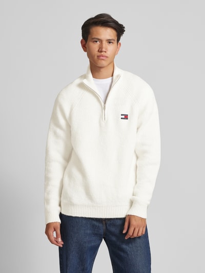 Tommy Jeans Strickpullover mit Stehkragen Offwhite 4