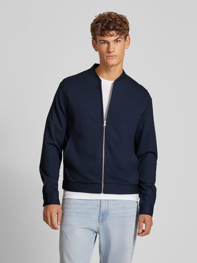 Only & Sons Sweatjack met opstaande kraag, model 'MARK' Donkerblauw - 4