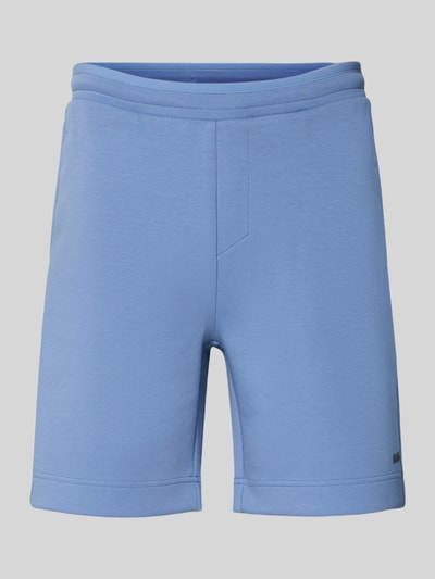 Produktfoto, Regular Fit Sweatshorts aus Baumwoll-Mix Modell 'JT_GLOBE' von BOSS Green, efekt: jednolity kolor, krój regular fit, z napisem z logo, detale: szwy, ściągacz, tunel, wpuszczane kieszenie boczne, boczna kieszeń zapinana na zamek błyskawiczny, wykończenie materiału: dzianina dresowa, materiał: mieszanka bawełny