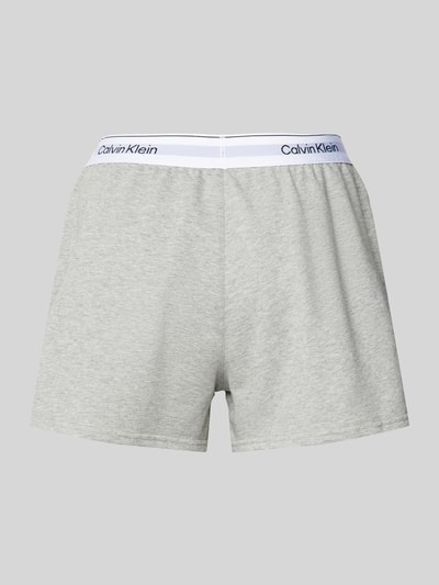 Calvin Klein Underwear Korte broek in gemêleerde look met elastische band Zilver gemêleerd - 5