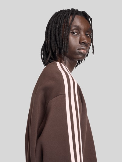 adidas Originals sweatshirt met logodetail van katoenmix Donkerbruin - 3