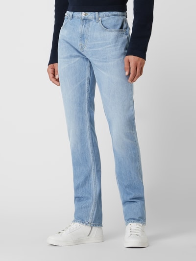 7 For All Mankind Straight Fit Jeans mit Stretch-Anteil  Hellblau 4