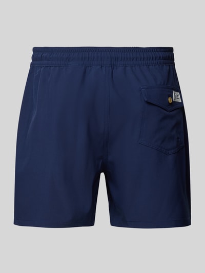 Polo Ralph Lauren Badehose mit Logo-Stitching Modell 'TRAVELER' Marine 3