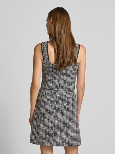 HUGO Top met ritssluiting, model 'Cusene' Marineblauw - 5