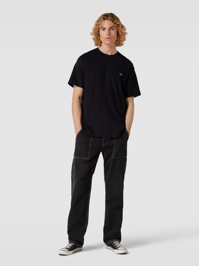 Carhartt Work In Progress T-Shirt aus Baumwolle mit Label-Detail Black 1