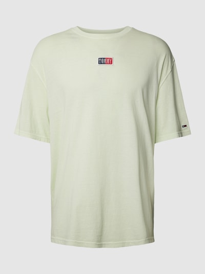 Tommy Jeans T-Shirt mit Label-Stitching Mint 1