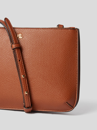 Lauren Ralph Lauren Crossbody Bag mit Allover-Muster Cognac 3