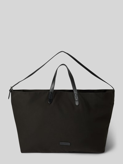 bugatti Shopper mit Label-Patch Modell 'Finn' Black 2