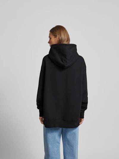 Anine Bing Oversized Hoodie mit Label-Print Black 5