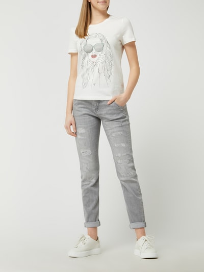 MAC Regular fit jeans met stretch, model 'Rich' Lichtgrijs - 1