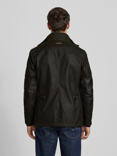 Barbour Regular Fit Jacke aus gewachster Baumwolle Oliv 5