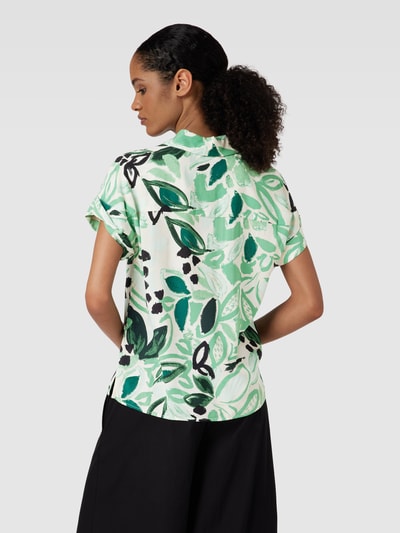 JAKE*S STUDIO WOMAN Overhemdblouse van viscose met all-over motief Lichtgroen - 5