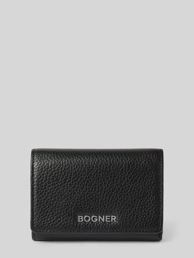 BOGNER Lederportemonnaie mit Label-Schriftzug Modell 'Andermatt Nena' Black 1