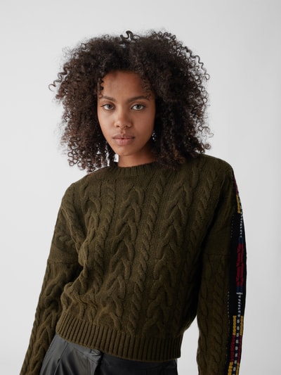 Etro Pullover mit Schulterpolstern  Dunkelbraun 6