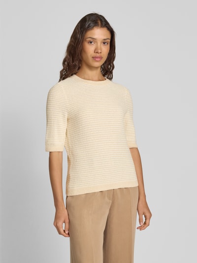 Christian Berg Woman Sweter z dzianiny z rękawem o dł. 1/2 Kamienny 4