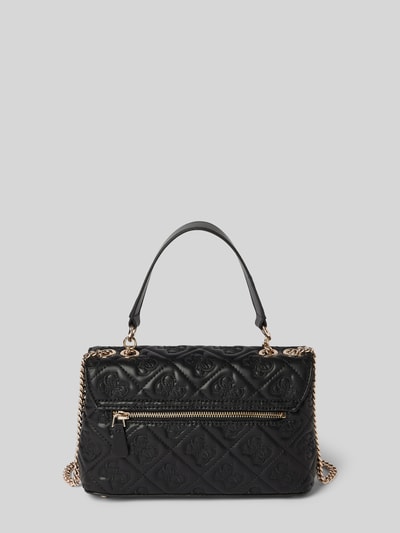 Guess Handtasche mit Label-Applikation Modell 'ADELASIA' Black 4