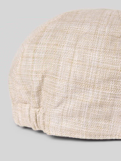Müller Headwear Czapka lniana z tkanym wzorem Beżowy 2